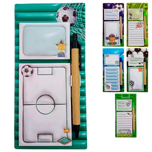 Bloco de Anotação Autoadesivo Magnético 20x9,8cm em Papel Interponte