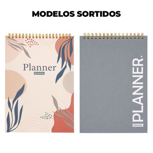 Planner Semanal Espiral 16x24cm em Papel Interponte
