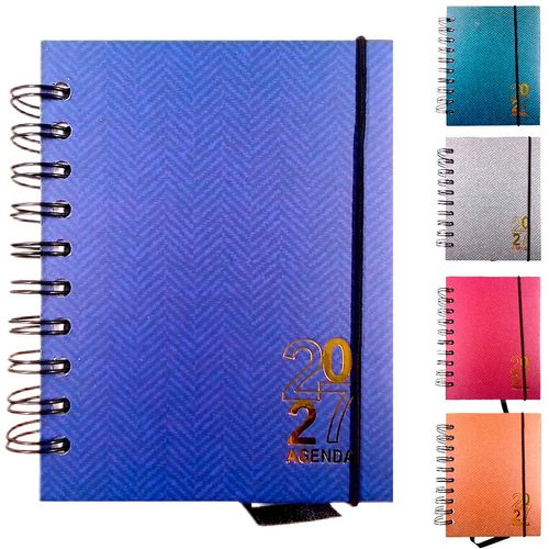 Agenda 2027 10,4x14,1cm em Papel Interponte