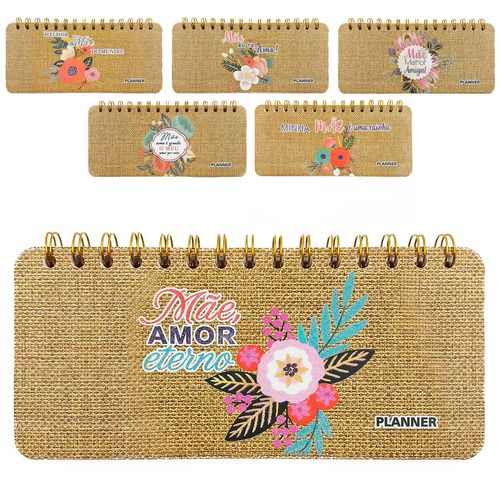 Bloco Planner Mãe 21x9,5cm em Papel Interponte