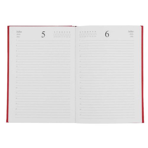 Agenda Permanente 21x14,5cm 160 Folhas em Papel Amigold