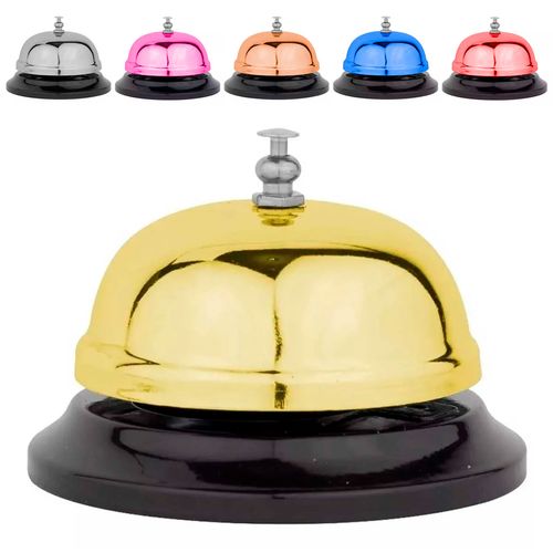 Campainha de Mesa 8x6cm em Metal Amigold