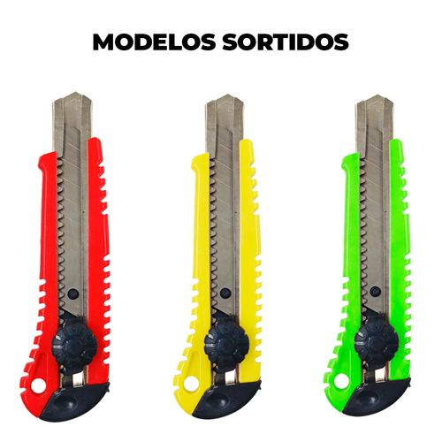 Estilete 18mm em Plástico Cascavel