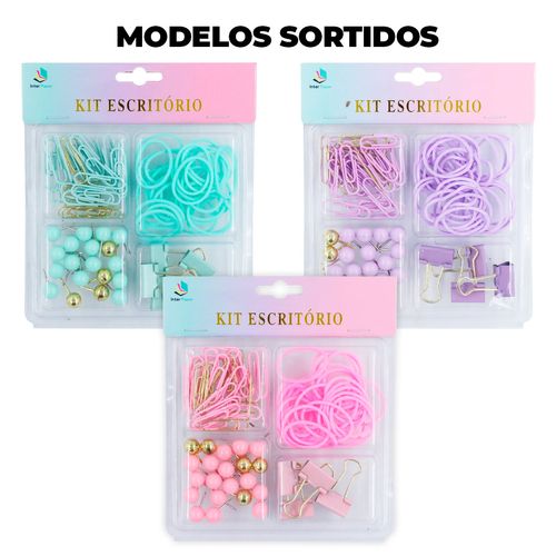 Kit Escritório 4 Modelos em Plástico/ Metal Interponte