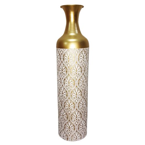 Jogo de Vasos Ornamental 3 Peças em Metal Livon