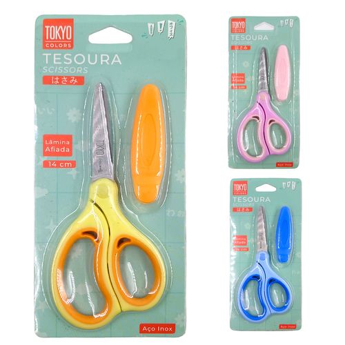 Tesoura Colors Multiuso 14cm Multiart