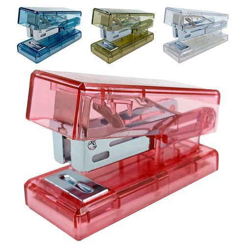 Mini Grampeador C/ Grampos 6,8cm em Metal Interponte