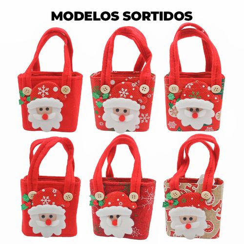 Porta Treco de Natal 10x10cm em Plastico Livon