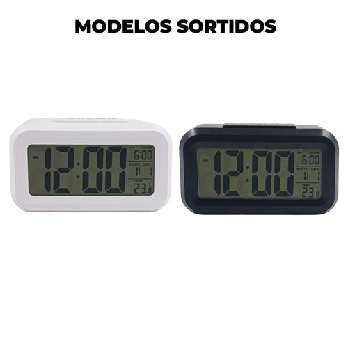 Relógio de Mesa Despertado 13x4cm em Plástico Amigold