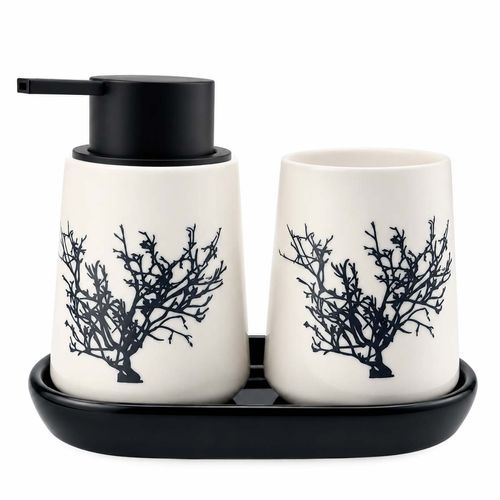 Kit Banheiro 3 Peças em Porcelana Amigold