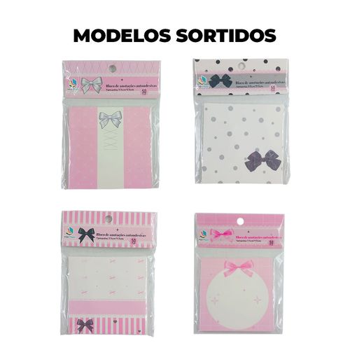 Bloco De Anotação Laço 7,7cm Em Papel Interponte