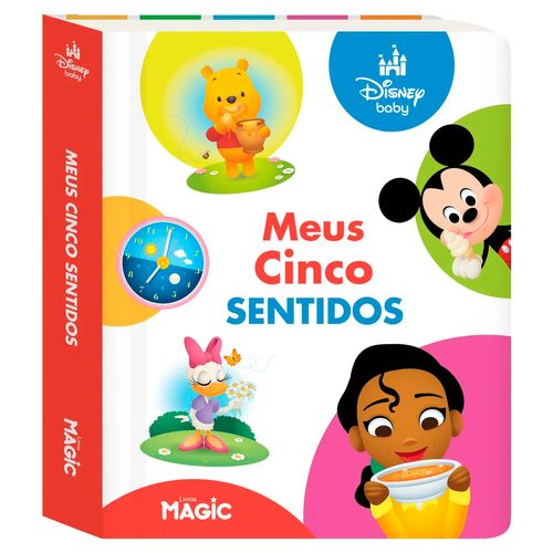 Livro Meus Cinco Sentidos 16x13cm em Papel Magic Kids