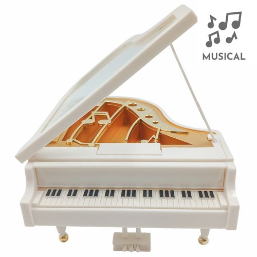 Caixa de Música Piano 13cm em Plástico Livon