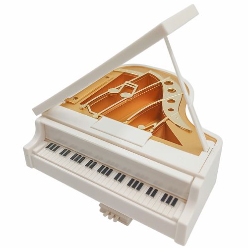 Caixa de Música Piano 13cm em Plástico Livon