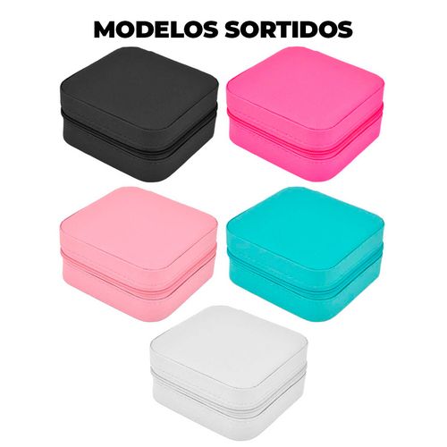 Porta Joias Quadrado 9,5x9,5cm em PVC Interponte