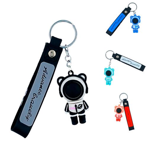 Chaveiro Astronauta C/ Alça 10cm em Plástico Interponte