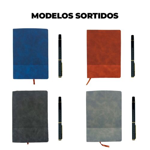 Caderno De Anotações C/ Caneta 96 Folhas 20x14cm em Papel Michael Judi