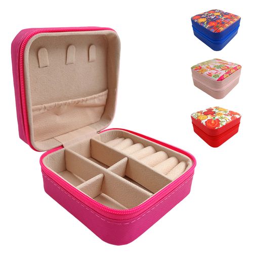 Porta Joias Tropicana 9x9cm em PVC Interponte