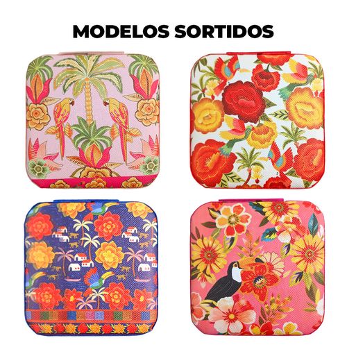 Porta Joias Tropicana 9x9cm em PVC Interponte