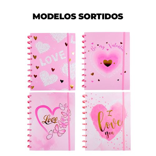 Caderno Disco Love 25x19cm em Papel Interponte