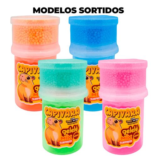 Slime Mix Surpresa Capivara 153g Gelelé