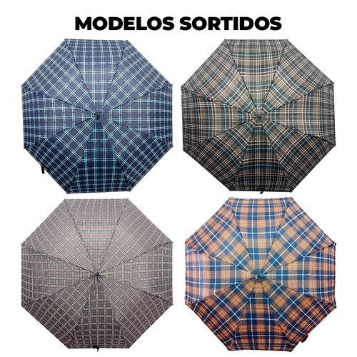 Guarda Chuva Automático 78cm 8 Varetas em Poliéster Livon