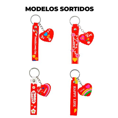 Chaveiro Love 20x4,2cm em Metal Interponte