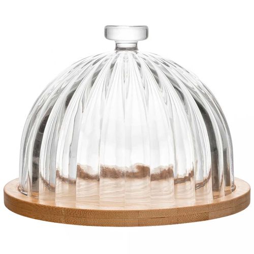 Queijeira C/ Tampa 16x13cm em Bambu Lyor
