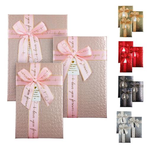Kit Caixa P/ Presente 3 Peças em Papel Megagift