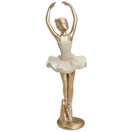 Bailarina Decorativa 6,5x6x20cm em Resina Mabruk