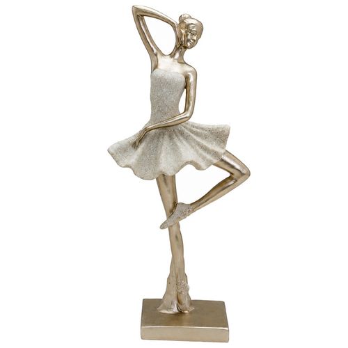 Bailarina Decorativa 9,7x23cm em Resina Mabruk