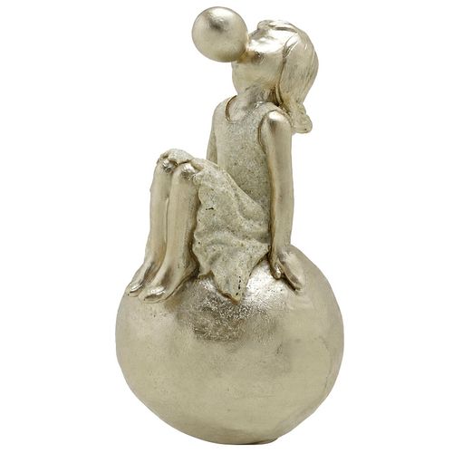 Criança Decorativa 7x7x13,5cm em Resina Mabruk