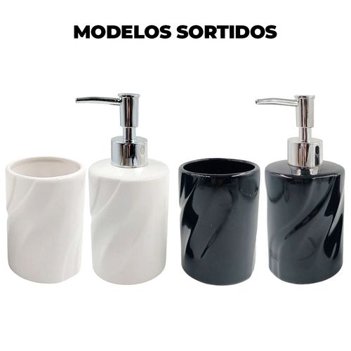 Kit Banheiro 2 Peças em Porcelana Sanxia