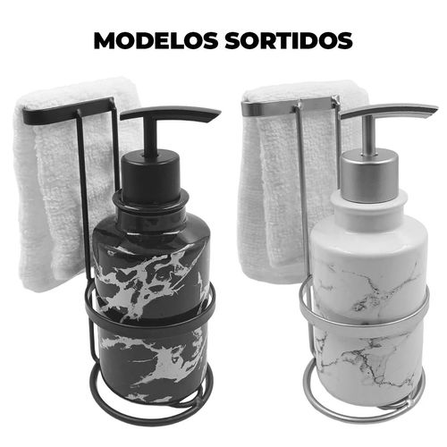 Kit de Banheiro 3 Peças em Porcelana Fu Xing