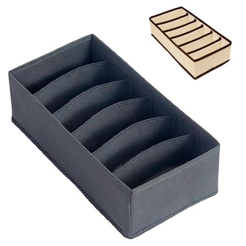 Organizador de Roupas C/ 6 Divisórias 32x16cm em Nylon Livon