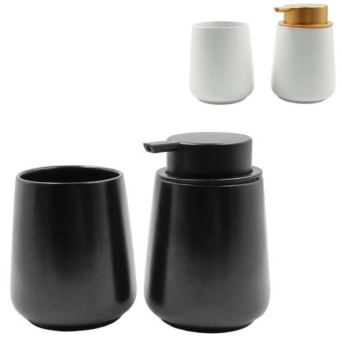 Kit Banheiro 2 Peças em Cerâmica Dcarte