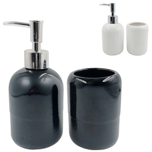 Kit Banheiro 2 Peças em Porcelana Sanxia