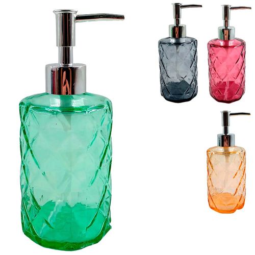 Porta Sabonete Líquido 320ml em Vidro Clink