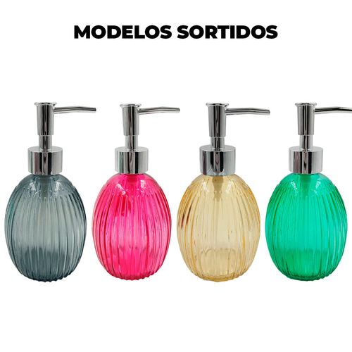 Porta Sabonete Líquido 350ml em Vidro Clink