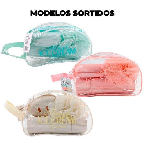 Kit Viagem 5 Peças em Plástico Y888