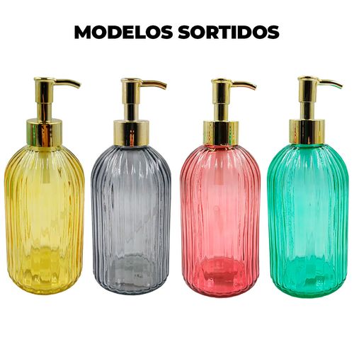 Porta Sabonete Líquido 380ml em Vidro Interponte