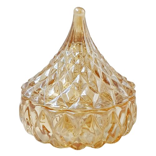 Potiche Decorativo Cristalle 8cm em Vidro Kehome