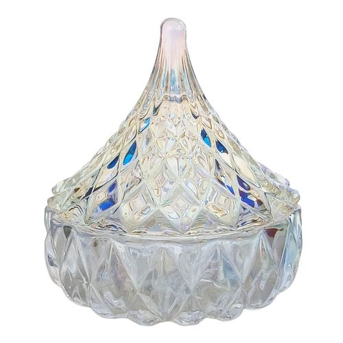 Potiche Decorativo Cristalle 8cm em Vidro Kehome
