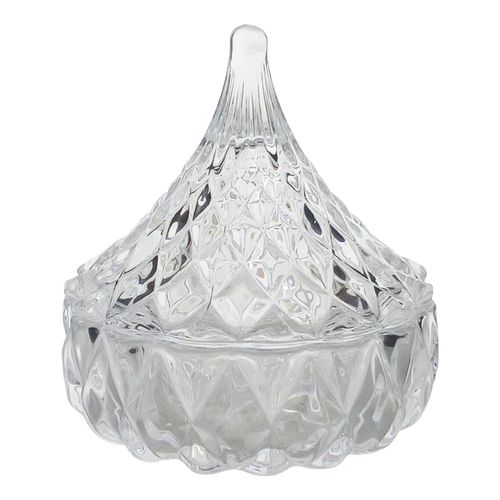 Potiche Decorativo Cristalle 8cm em Vidro Kehome