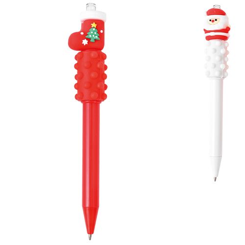 Caneta Natalina 14cm em Plástico Fartex