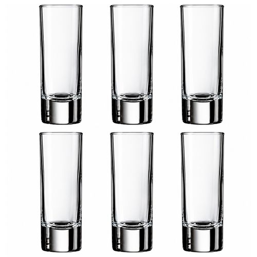 Jogo de Copos P/ Shot 70ml 6 peças em Vidro Dagia