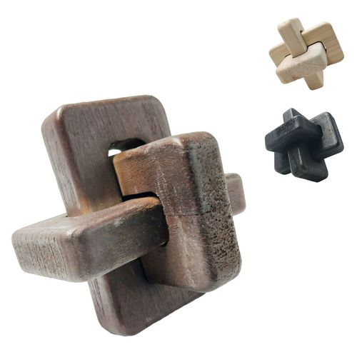 Enfeite Elo Corrente Decorativo 12cm em MDF Amigold