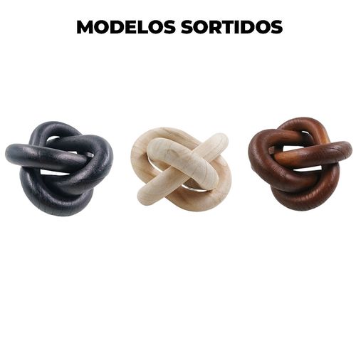 Enfeite Elo Corrente Decorativo 15cm em MDF Amigold