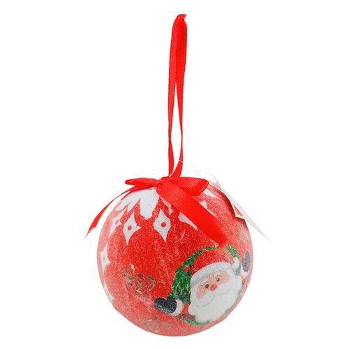 Bola de Natal Decorativa 10cm em Isopor Multiart