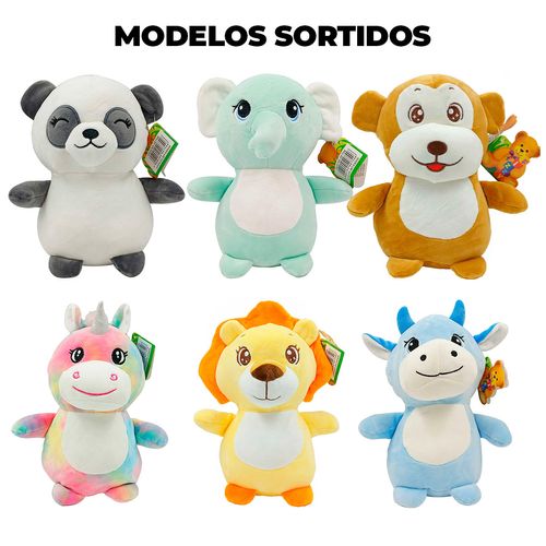 Animas De Pelúcia 22cm Em Poliéster Fizzy